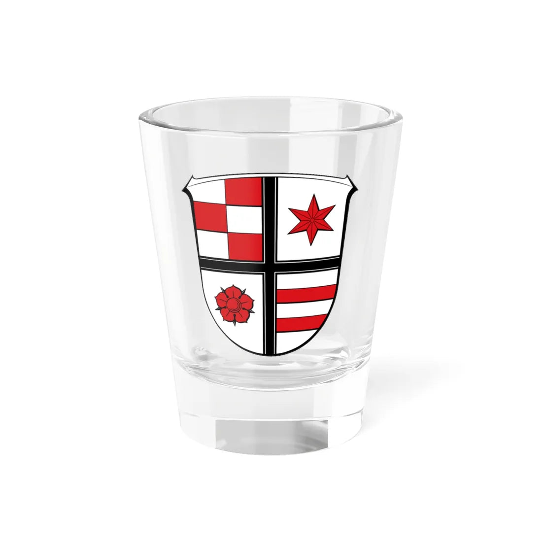 Wappen Brombachtal (Germany) (Coat of Arms) Shot Glass 1.5oz 1.5oz - Go Mug Yourself