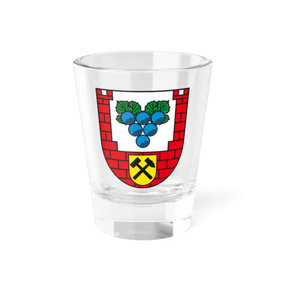 Wappen Burgenlandkreis (Germany) (Coat of Arms) Shot Glass 1.5oz 1.5oz - Go Mug Yourself