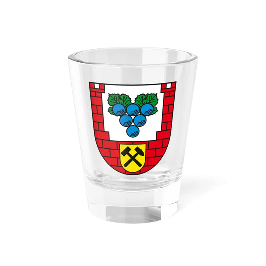 Wappen Burgenlandkreis (Germany) (Coat of Arms) Shot Glass 1.5oz 1.5oz - Go Mug Yourself