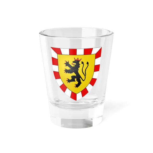 Wappen Burggrafen von Nürnberg Haus Raas (Denmark) (Coat of Arms) Shot Glass 1.5oz 1.5oz - Go Mug Yourself