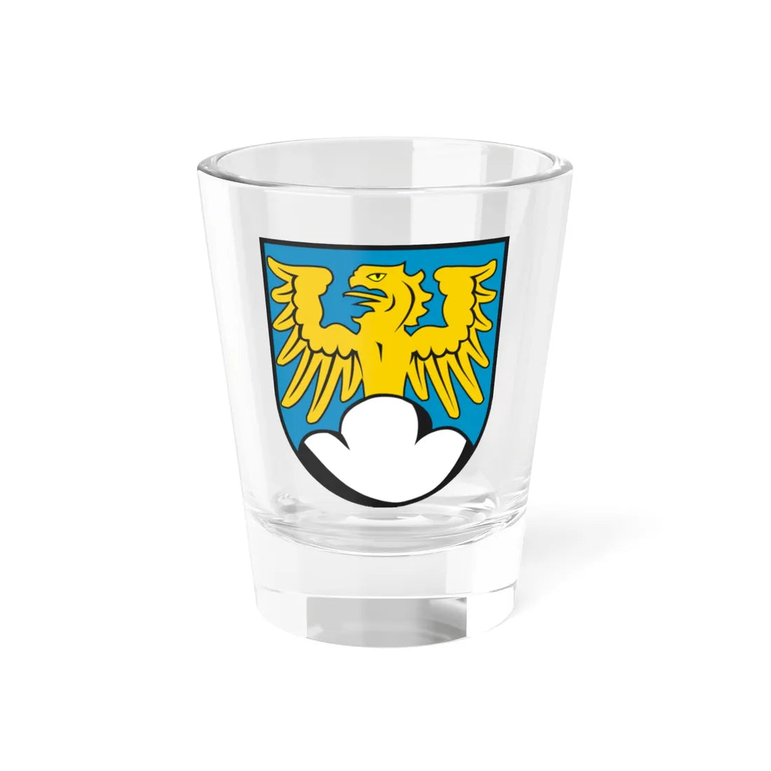 Wappen Cirkwehrum (Germany) (Coat of Arms) Shot Glass 1.5oz 1.5oz - Go Mug Yourself