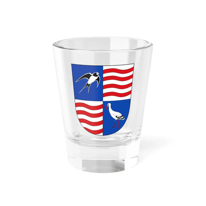 Wappen der Gemeinde Neuhausen-Spree (Germany) (Coat of Arms) Shot Glass 1.5oz 1.5oz - Go Mug Yourself