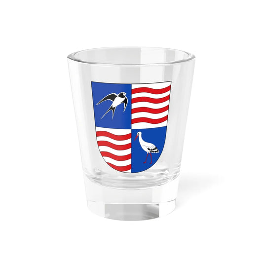 Wappen der Gemeinde Neuhausen-Spree (Germany) (Coat of Arms) Shot Glass 1.5oz 1.5oz - Go Mug Yourself