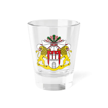 Wappen der Hamburgischen Bürgerschaft (Germany) (Coat of Arms) Shot Glass 1.5oz 1.5oz - Go Mug Yourself