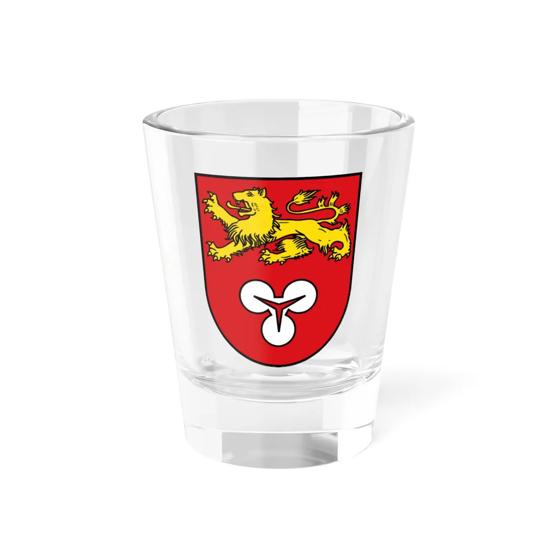 Wappen der Region Hannover (Germany) (Coat of Arms) Shot Glass 1.5oz 1.5oz - Go Mug Yourself