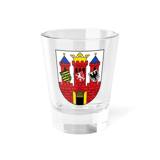 Wappen der Stadt Guben (Germany) (Coat of Arms) Shot Glass 1.5oz 1.5oz - Go Mug Yourself