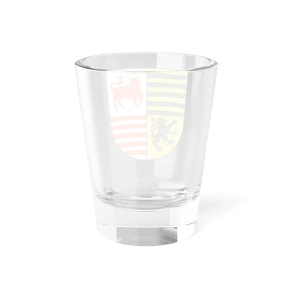 Wappen des Landkreises Elbe-Elster (Germany) (Coat of Arms) Shot Glass 1.5oz - Go Mug Yourself