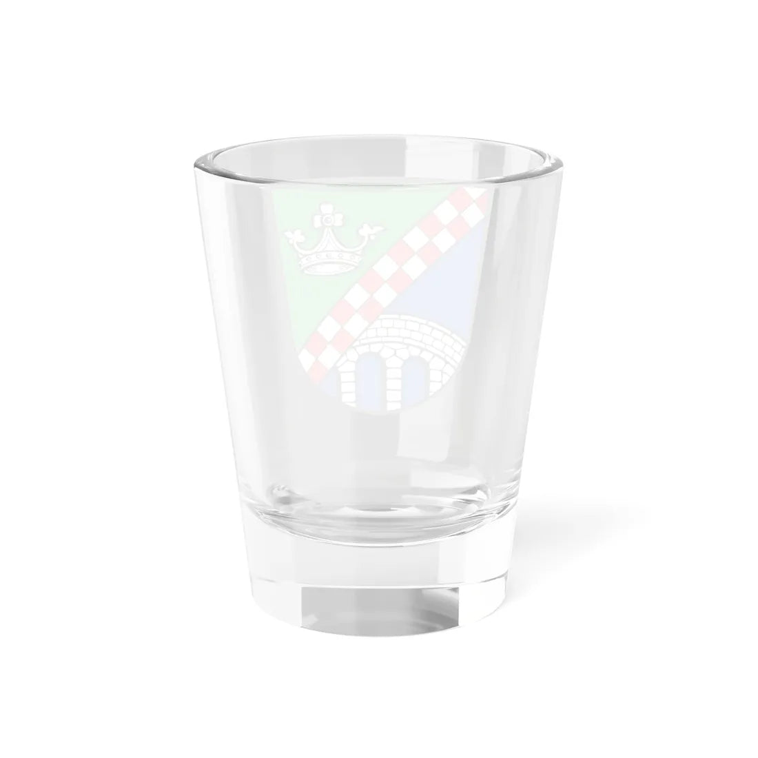Wappen des Landkreises Fürstenfeldbruck (Germany) (Coat of Arms) Shot Glass 1.5oz - Go Mug Yourself
