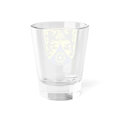 Wappen des Landkreises Kronach (Germany) (Coat of Arms) Shot Glass 1.5oz - Go Mug Yourself