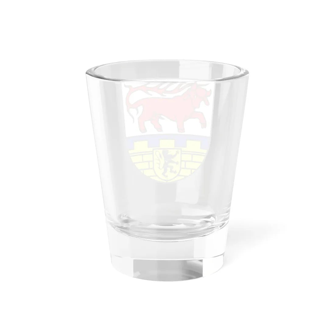 Wappen des Landkreises Oberspreewald-Lausitz (Germany) (Coat of Arms) Shot Glass 1.5oz - Go Mug Yourself