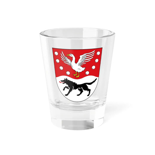 Wappen des Landkreises Prignitz (Germany) (Coat of Arms) Shot Glass 1.5oz 1.5oz - Go Mug Yourself