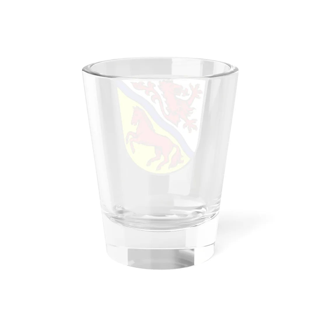 Wappen des Landkreises Rottal-Inn (Germany) (Coat of Arms) Shot Glass 1.5oz - Go Mug Yourself