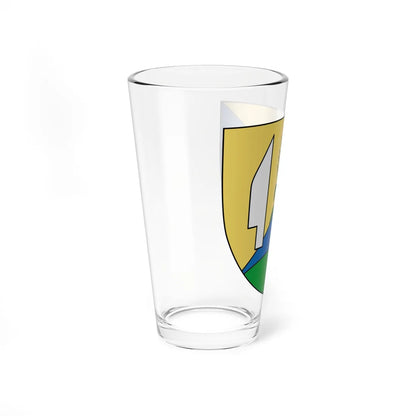 Wappen Deutsch-Wagram (Austria) (Coat of Arms) Pint Glass 16oz - Go Mug Yourself