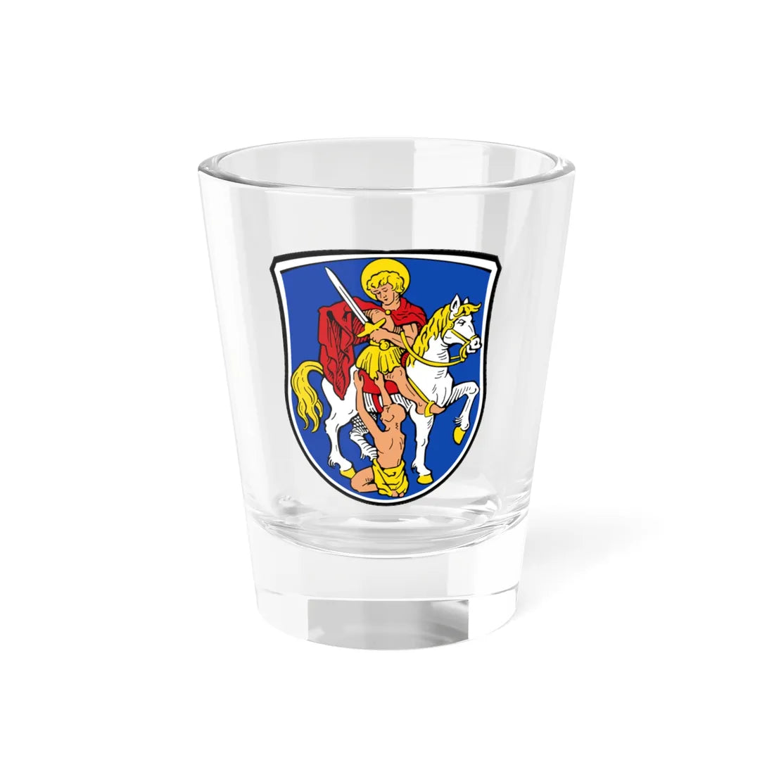 Wappen Dieburg (Germany) (Coat of Arms) Shot Glass 1.5oz 1.5oz - Go Mug Yourself