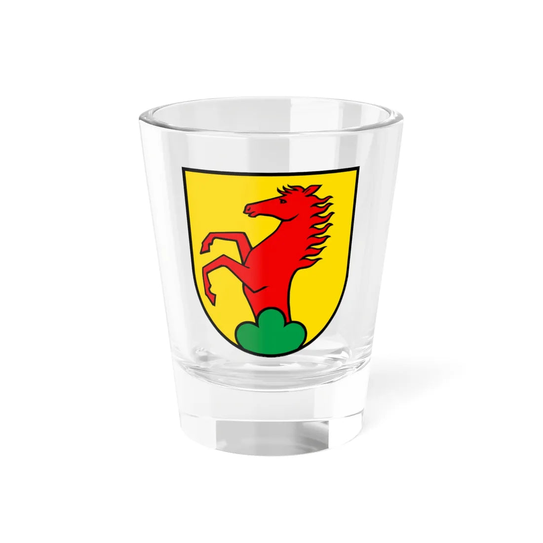 Wappen Dottikon (Switzerland) (Coat of Arms) Shot Glass 1.5oz 1.5oz - Go Mug Yourself
