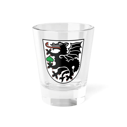 Wappen Drachhausen (Germany) (Coat of Arms) Shot Glass 1.5oz 1.5oz - Go Mug Yourself