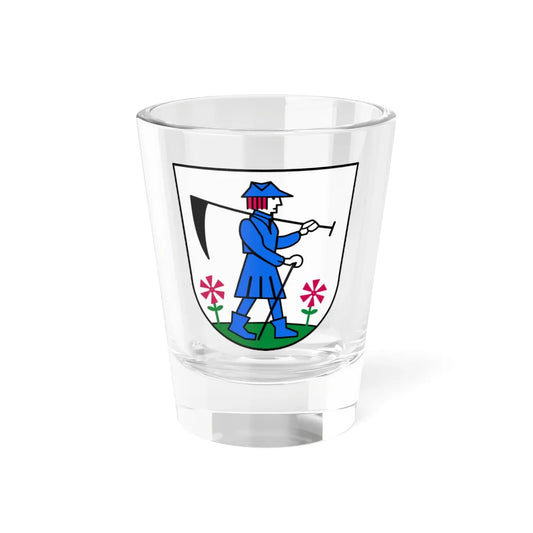 Wappen Dürrröhrsdorf-Dittersbach (Germany) (Coat of Arms) Shot Glass 1.5oz 1.5oz - Go Mug Yourself