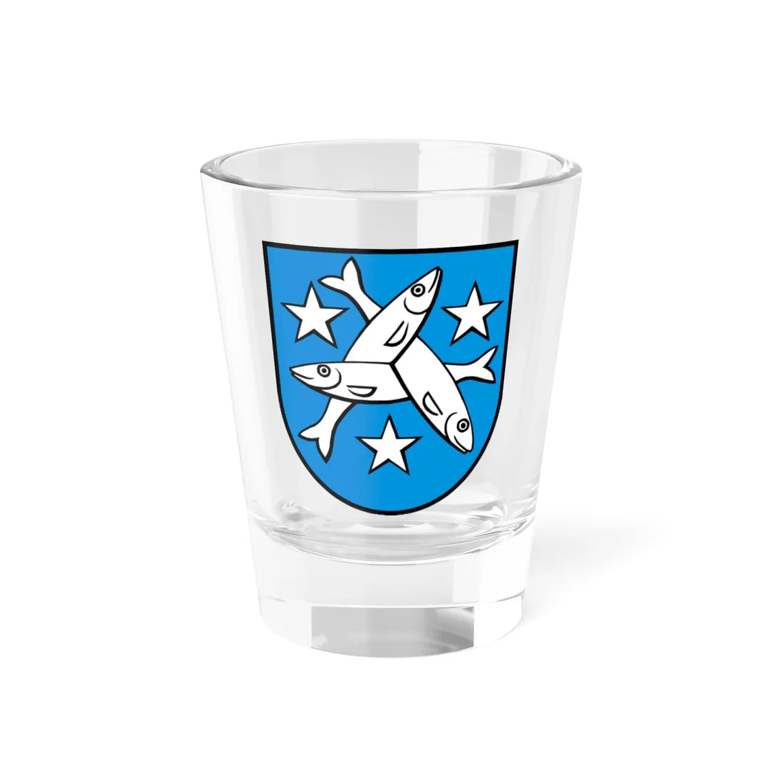 Wappen Egliswil (Switzerland) (Coat of Arms) Shot Glass 1.5oz 1.5oz - Go Mug Yourself