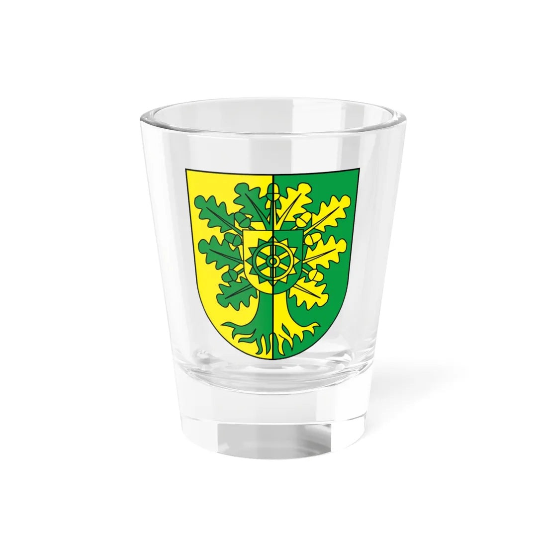 Wappen Eichigt (Germany) (Coat of Arms) Shot Glass 1.5oz 1.5oz - Go Mug Yourself