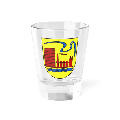 Wappen Eisenhuettenstadt (Germany) (Coat of Arms) Shot Glass 1.5oz 1.5oz - Go Mug Yourself