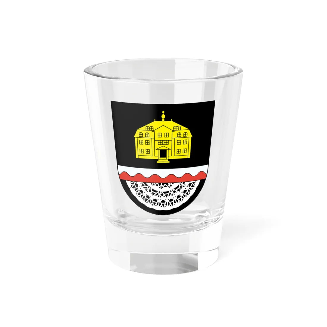 Wappen Ellefeld (Germany) (Coat of Arms) Shot Glass 1.5oz 1.5oz - Go Mug Yourself