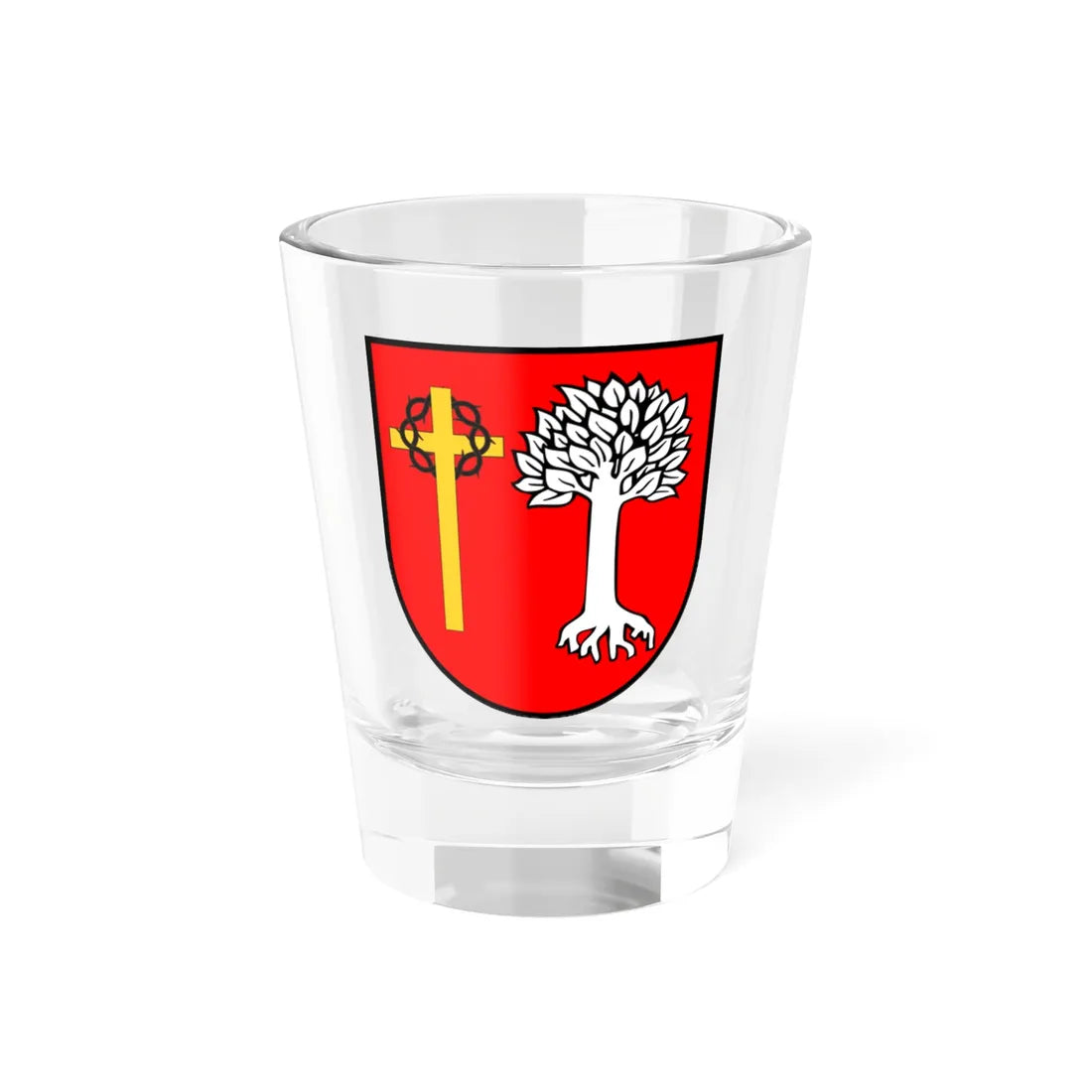 Wappen Entlebuch (Switzerland) (Coat of Arms) Shot Glass 1.5oz 1.5oz - Go Mug Yourself