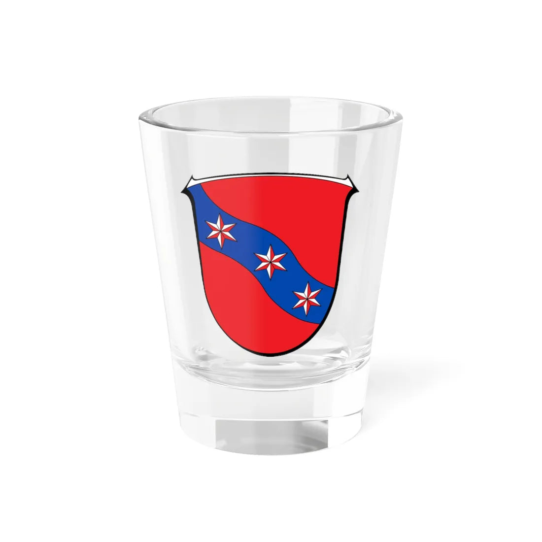 Wappen Erbach Odenwald (Germany) (Coat of Arms) Shot Glass 1.5oz - Go Mug Yourself