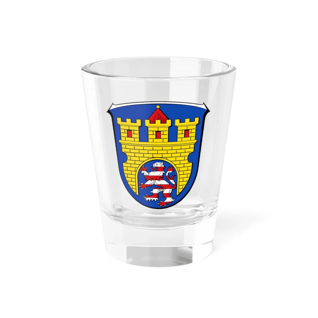 Wappen Erzhausen (Germany) (Coat of Arms) Shot Glass 1.5oz 1.5oz - Go Mug Yourself