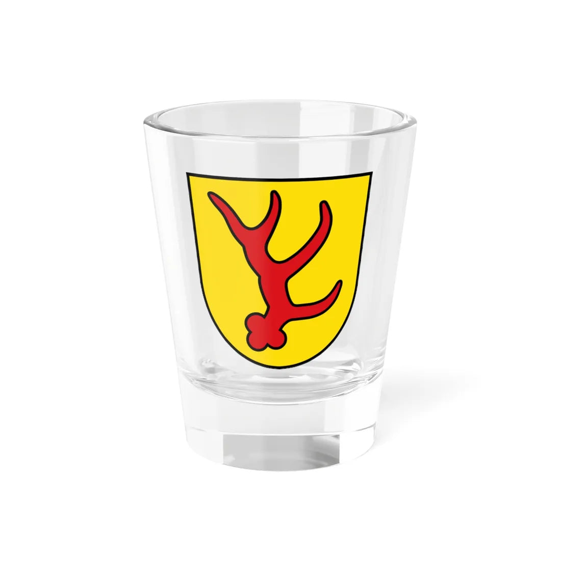 Wappen Forst Lausitz (Germany) (Coat of Arms) Shot Glass 1.5oz 1.5oz - Go Mug Yourself
