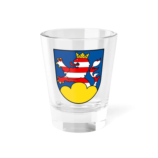 Wappen Frankenberg (Germany) (Coat of Arms) Shot Glass 1.5oz 1.5oz - Go Mug Yourself