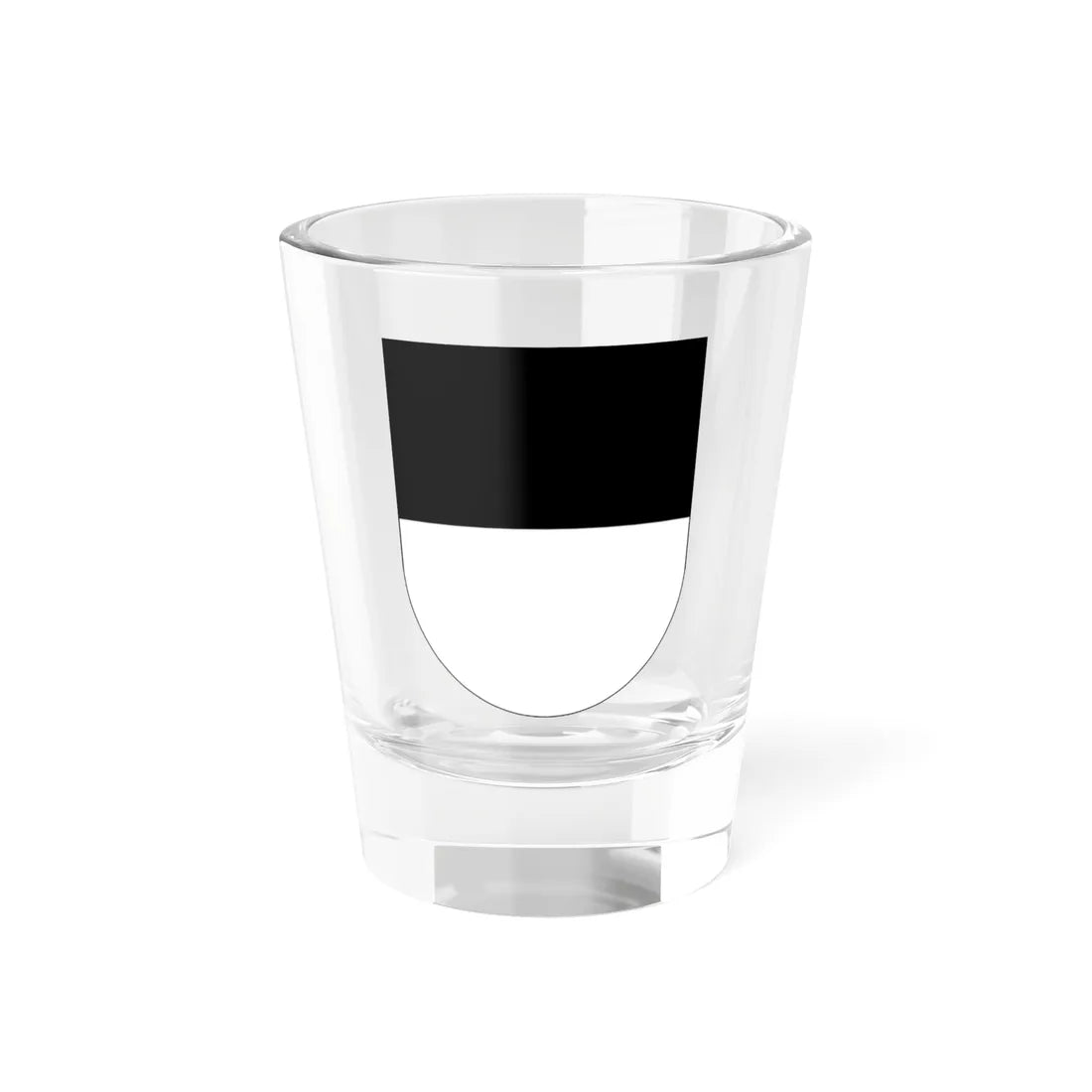 Wappen Freiburg matt (Switzerland) (Coat of Arms) Shot Glass 1.5oz 1.5oz - Go Mug Yourself