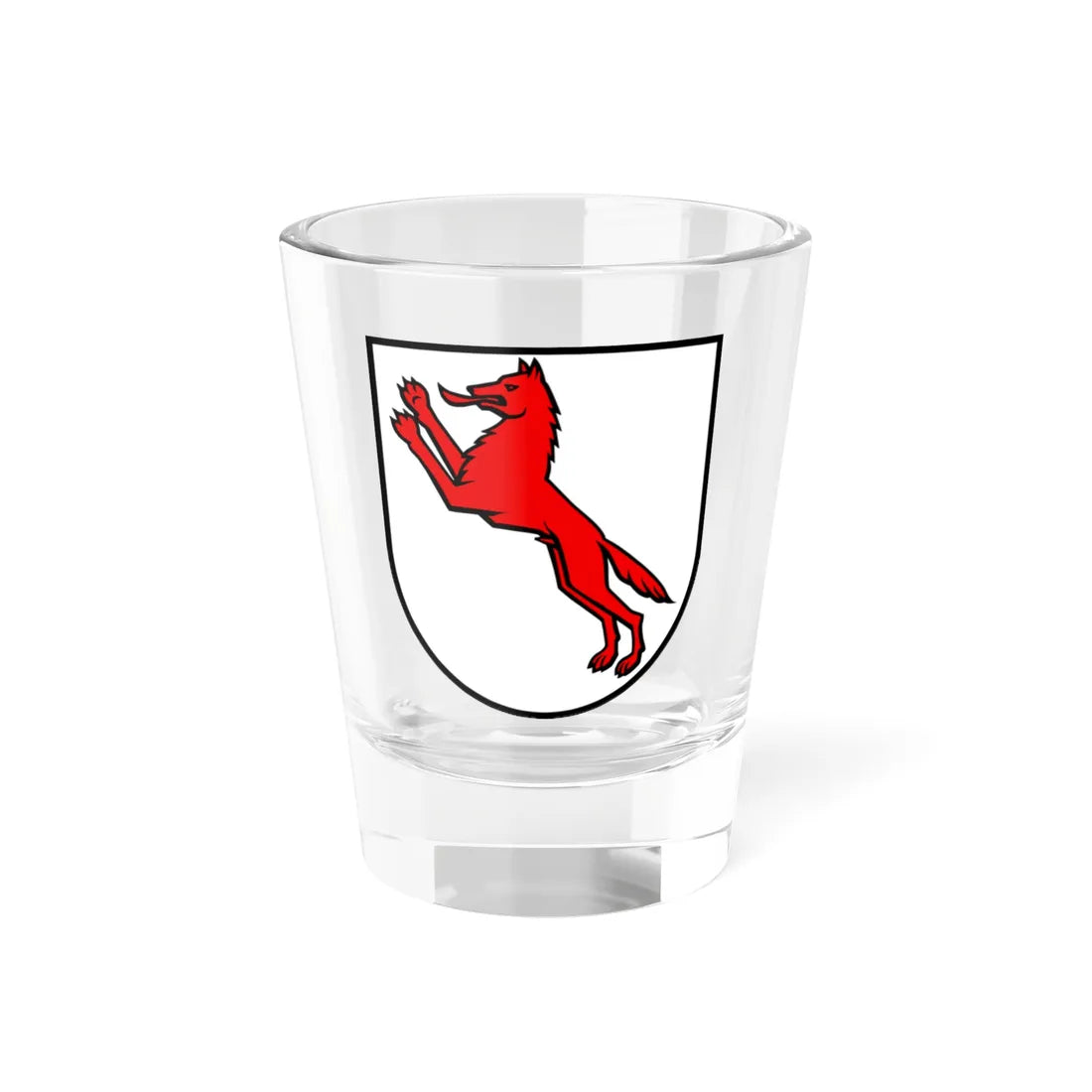 Wappen Frick AG (Switzerland) (Coat of Arms) Shot Glass 1.5oz 1.5oz - Go Mug Yourself