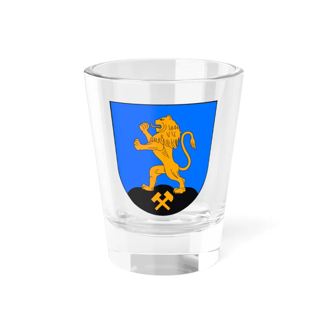 Wappen Friedrichsgruen (Germany) (Coat of Arms) Shot Glass 1.5oz 1.5oz - Go Mug Yourself