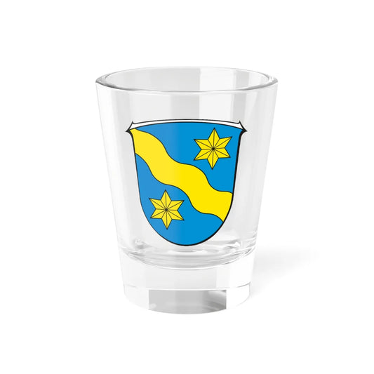 Wappen Fränkisch-Crumbach (Germany) (Coat of Arms) Shot Glass 1.5oz 1.5oz - Go Mug Yourself