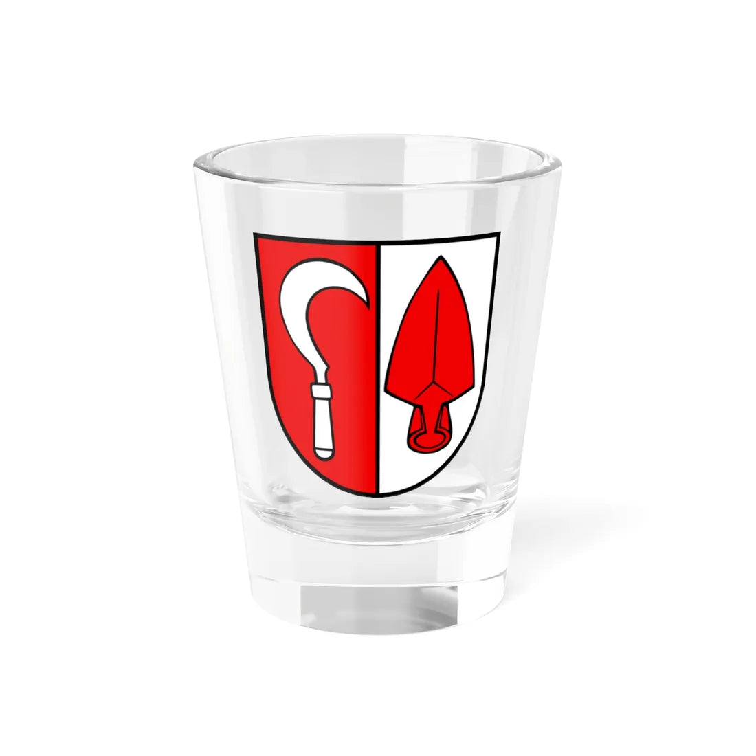 Wappen Gebenstorf AG (Switzerland) (Coat of Arms) Shot Glass 1.5oz 1.5oz - Go Mug Yourself