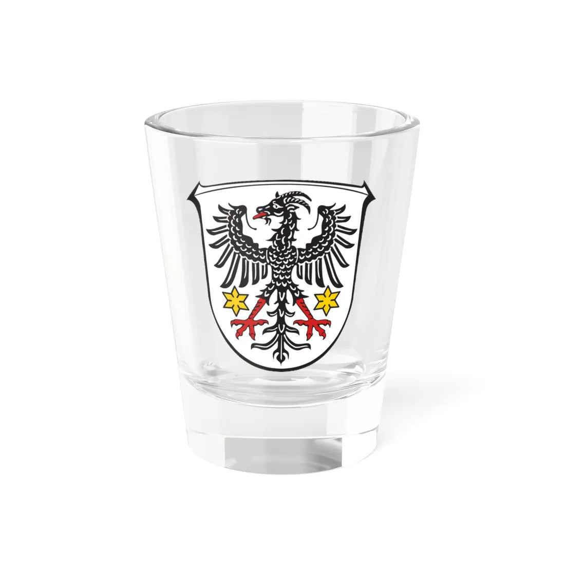 Wappen Gemünden Wohra (Germany) (Coat of Arms) Shot Glass 1.5oz 1.5oz - Go Mug Yourself