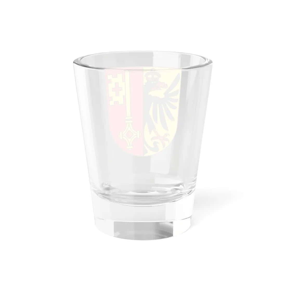 Wappen Genf matt (Switzerland) (Coat of Arms) Shot Glass 1.5oz - Go Mug Yourself