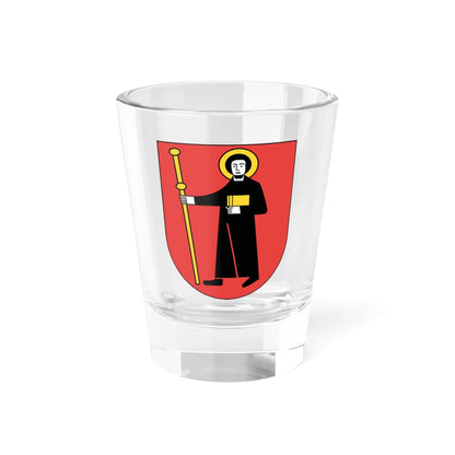 Wappen Glarus matt (Switzerland) (Coat of Arms) Shot Glass 1.5oz 1.5oz - Go Mug Yourself