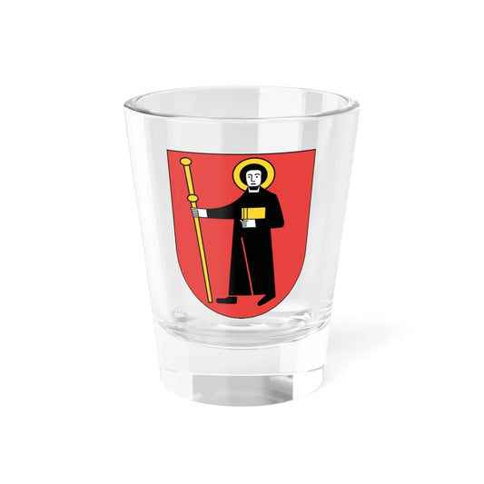 Wappen Glarus matt (Switzerland) (Coat of Arms) Shot Glass 1.5oz 1.5oz - Go Mug Yourself