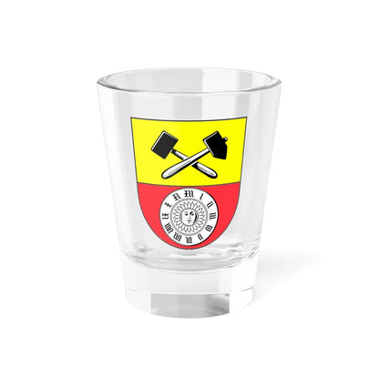 Wappen Glashütte Sachsen (Germany) (Coat of Arms) Shot Glass 1.5oz 1.5oz - Go Mug Yourself