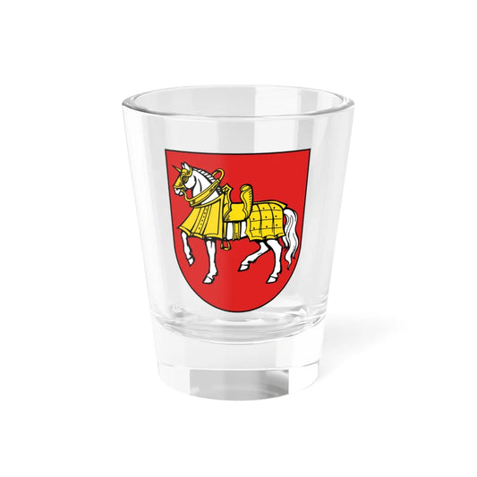 Wappen Groitzsch (Germany) (Coat of Arms) Shot Glass 1.5oz 1.5oz - Go Mug Yourself