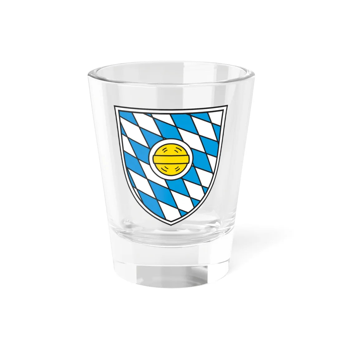 Wappen Grossaitingen (Germany) (Coat of Arms) Shot Glass 1.5oz 1.5oz - Go Mug Yourself