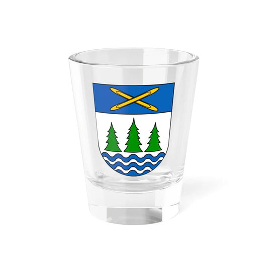 Wappen Gruenbach (Germany) (Coat of Arms) Shot Glass 1.5oz 1.5oz - Go Mug Yourself