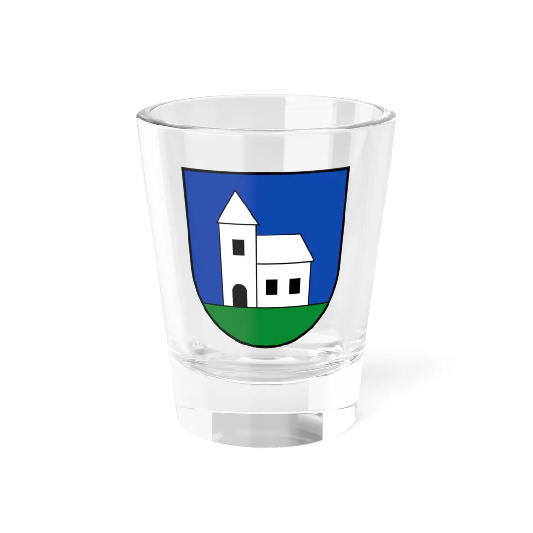 Wappen Halbturn (Austria) (Coat of Arms) Shot Glass 1.5oz 1.5oz - Go Mug Yourself