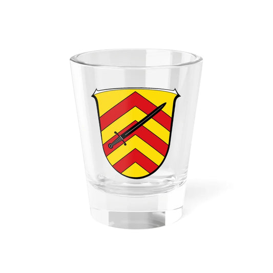 Wappen Hammersbach Hessen (Germany) (Coat of Arms) Shot Glass 1.5oz 1.5oz - Go Mug Yourself