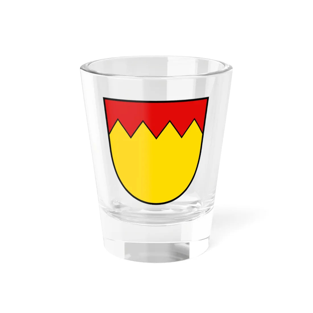 Wappen Harthausen auf der Scher (Germany) (Coat of Arms) Shot Glass 1.5oz 1.5oz - Go Mug Yourself