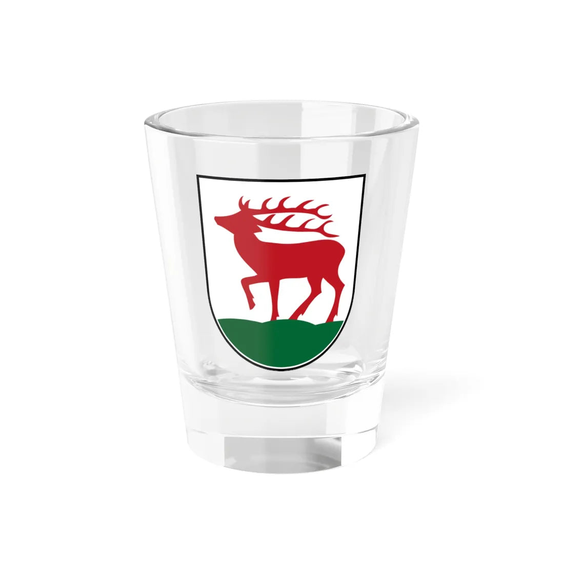 Wappen Herzberg Elster (Germany) (Coat of Arms) Shot Glass 1.5oz 1.5oz - Go Mug Yourself