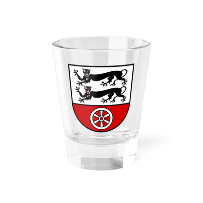 Wappen Hohenlohekreis (Germany) (Coat of Arms) Shot Glass 1.5oz 1.5oz - Go Mug Yourself
