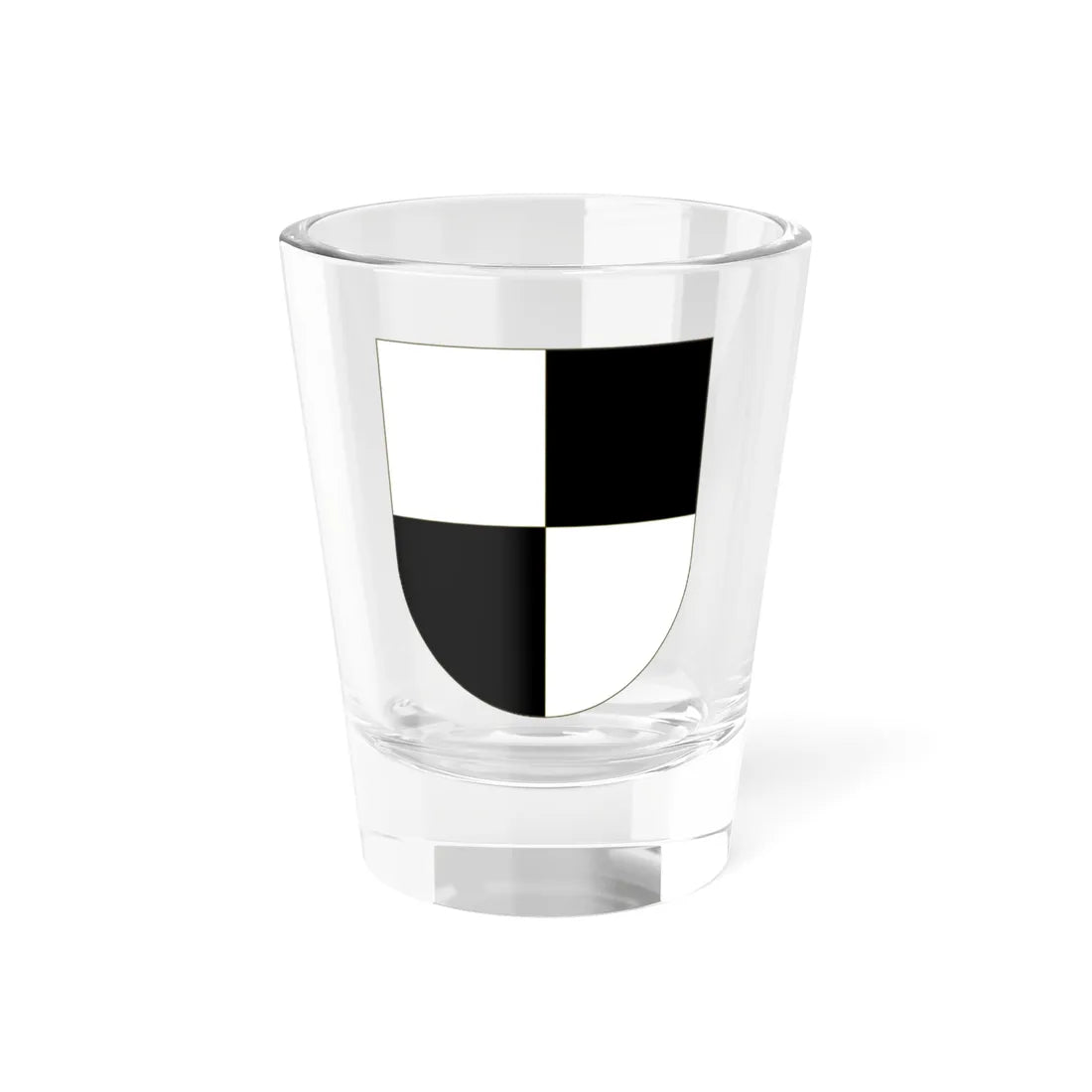 Wappen Hohenzollern 2 (Denmark) (Coat of Arms) Shot Glass 1.5oz 1.5oz - Go Mug Yourself