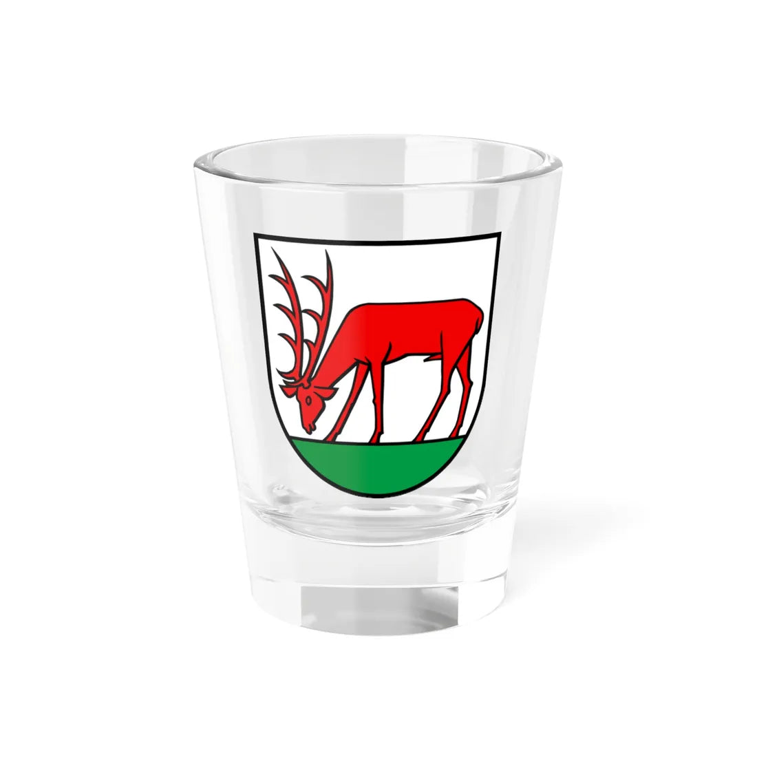 Wappen Hottwil AG (Switzerland) (Coat of Arms) Shot Glass 1.5oz 1.5oz - Go Mug Yourself